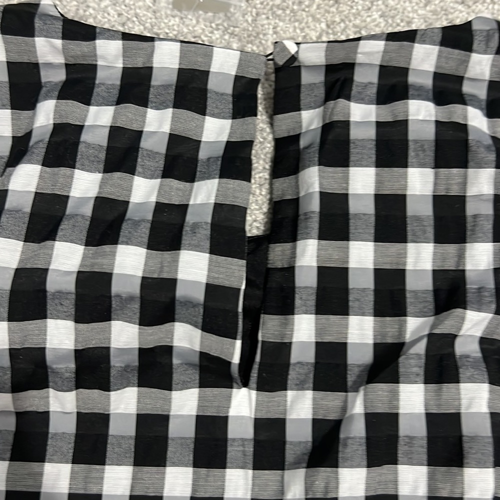 J. Crew Puff Sleeve Mini Dress in Textured Plaid Medium NWT - Picture 10 of 16